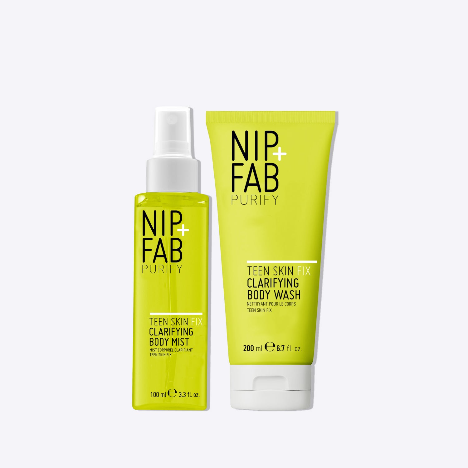 shower routine nip The Body Clear Teen Duo