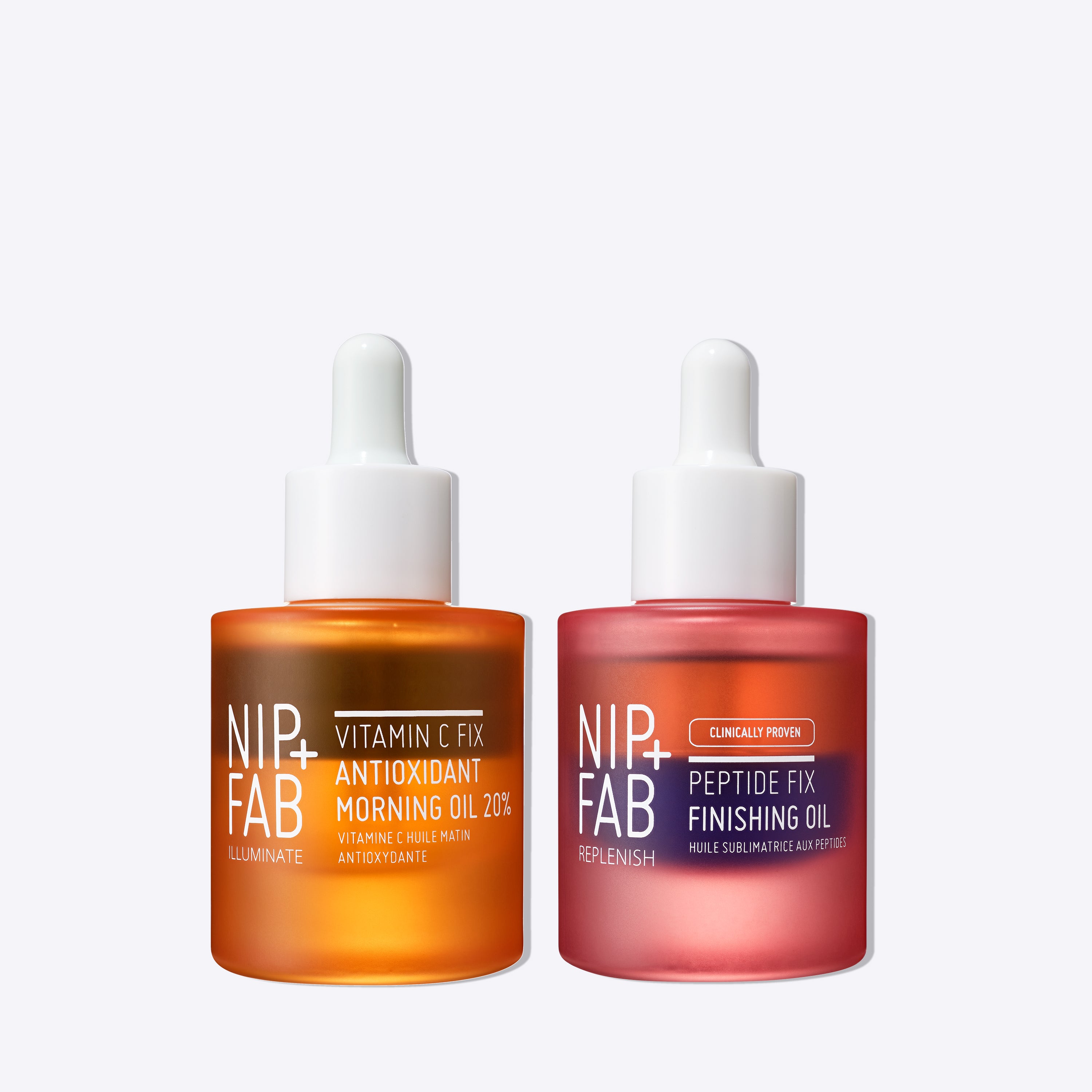 Glow Restore Oil Duo Peptides & Vitamin C Brighter Smoother Skin