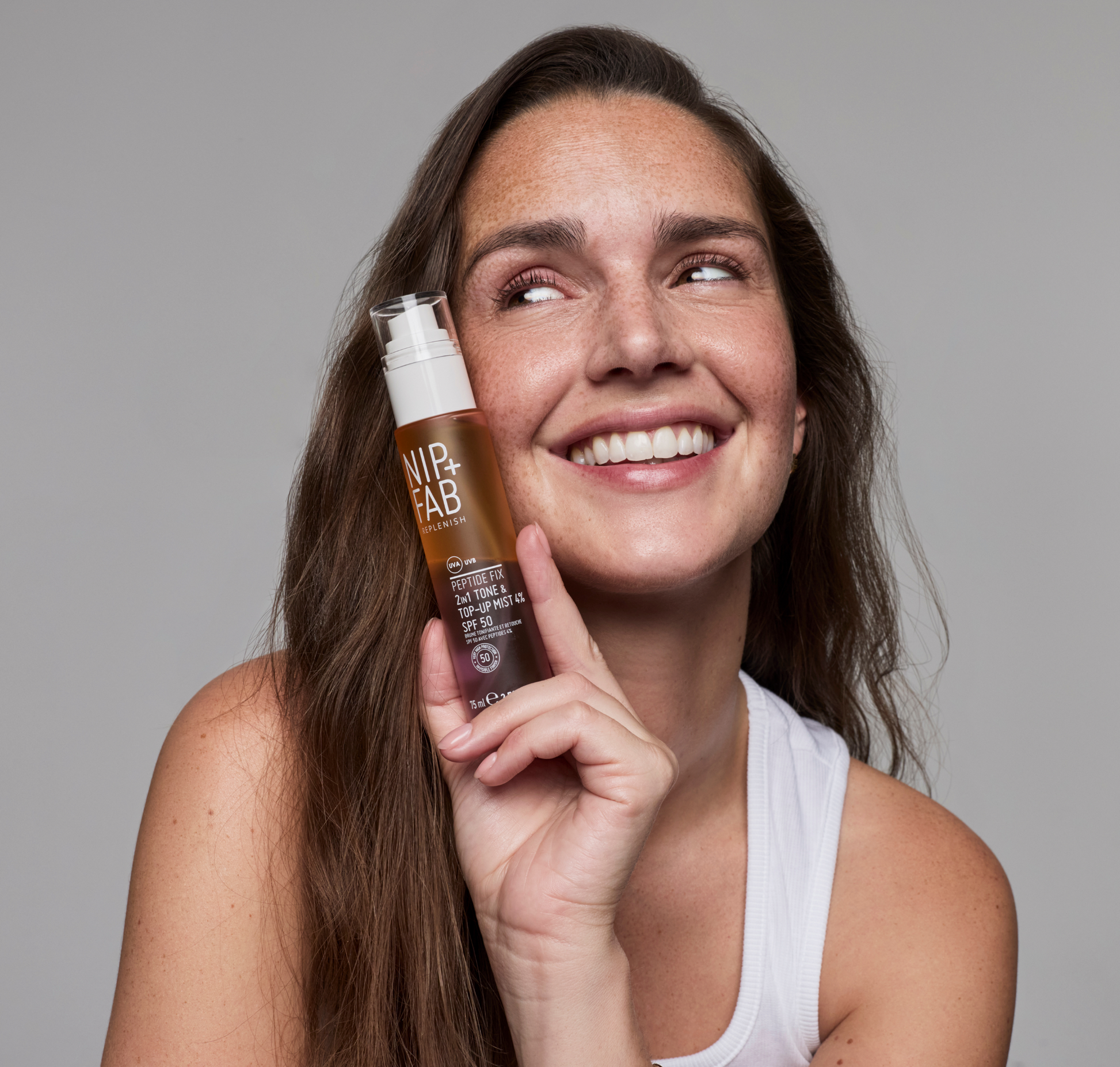 Peptide Fix 2-in-1 SPF 50 Tone + Top Up Mist 4% 75ml